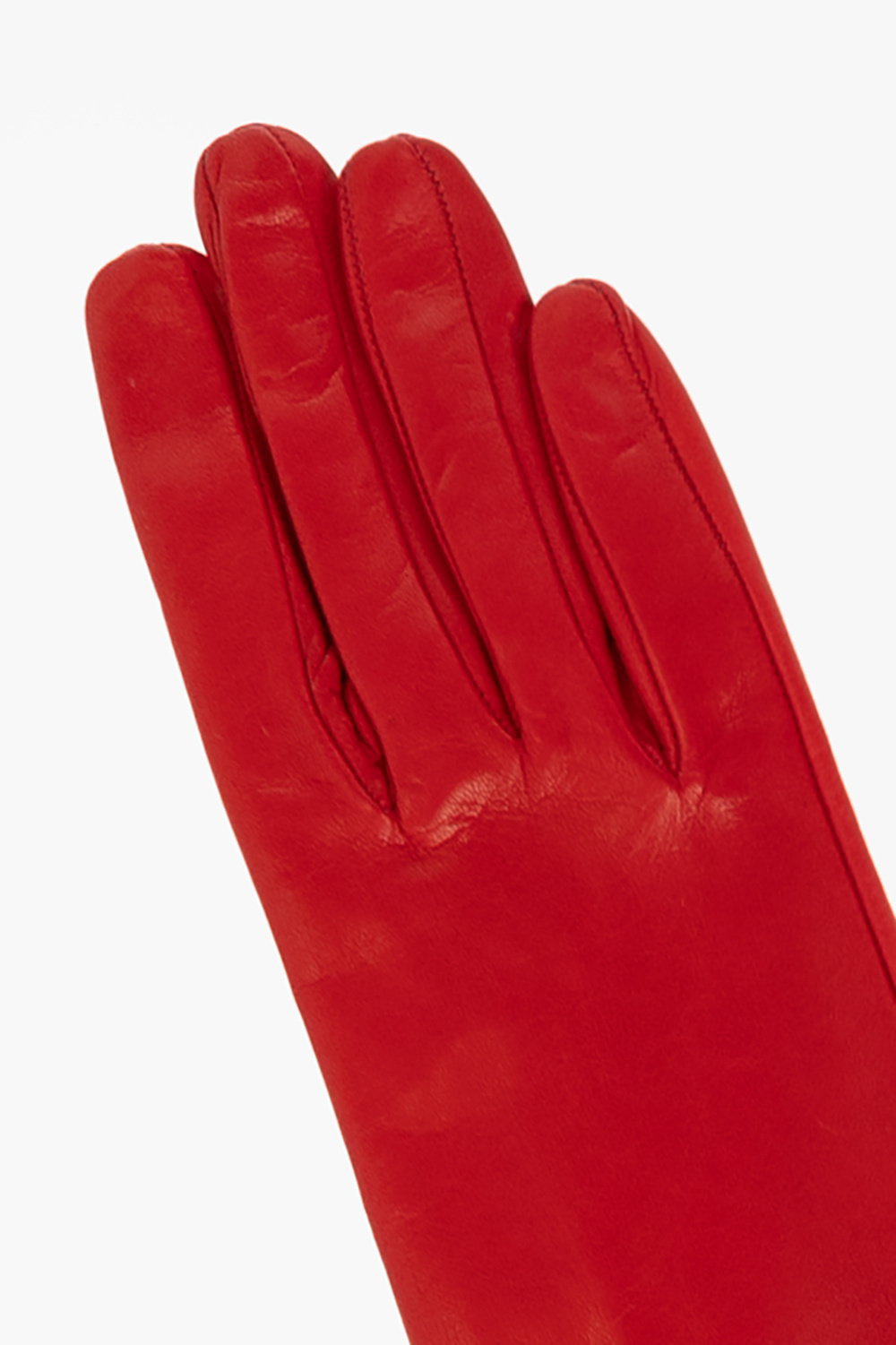 Red Leather gloves Dries Van Noten - GenesinlifeShops Mozambique